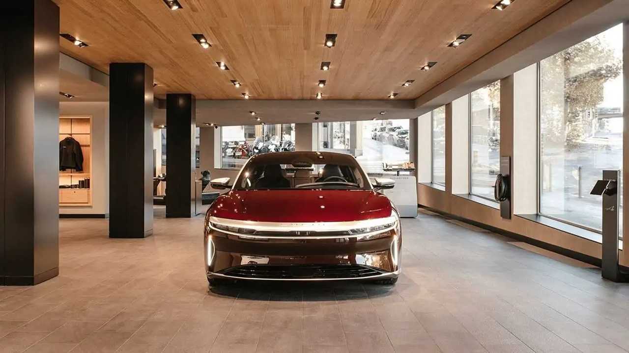 Lo store di Ginevra di Lucid Motors