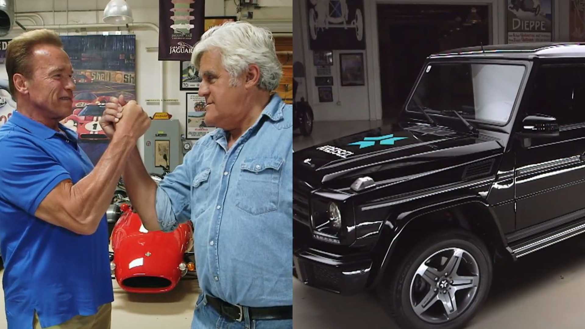 Arnold Schwarzenegger Shows Off the World's First Electric GWagen