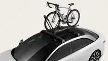 Lucid Air bicycle rack