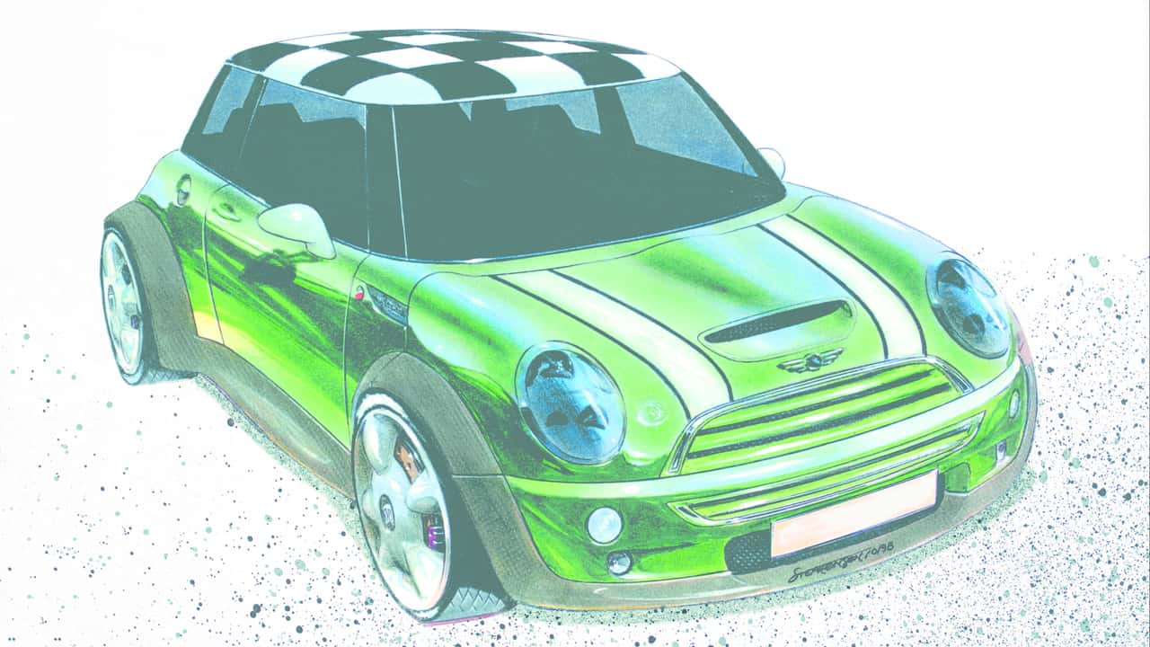 2001 MINI Cooper S  R50 design rendering