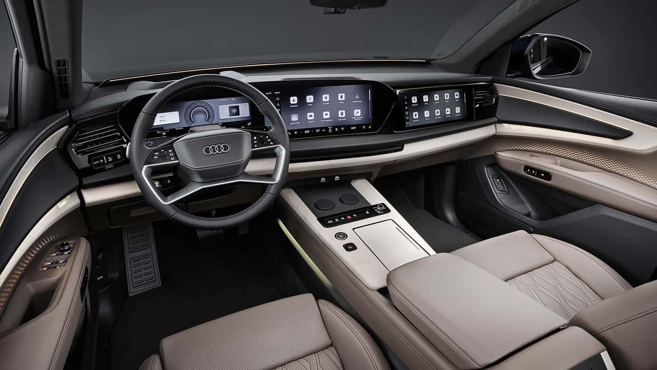 Audi Q9, interni e bagagliaio