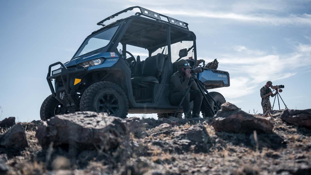How Chris Bee uses his Can-Am UTVs to chase, hunt, and grow big deer.