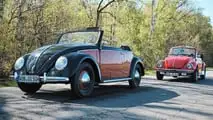 VW Hebmüller Cabrio und VW Käfer 1303 Cabrio 