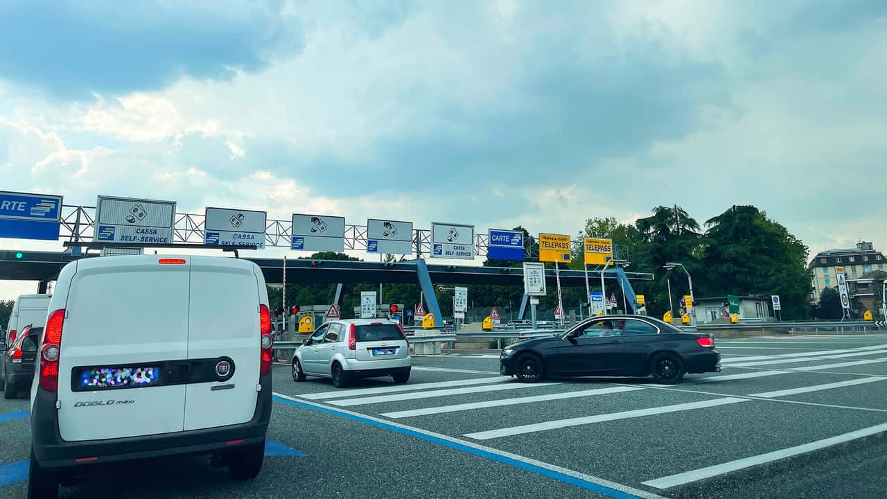 Multa retromarcia autostrada