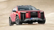 Audi off-road (2027), il render di Motor1.com