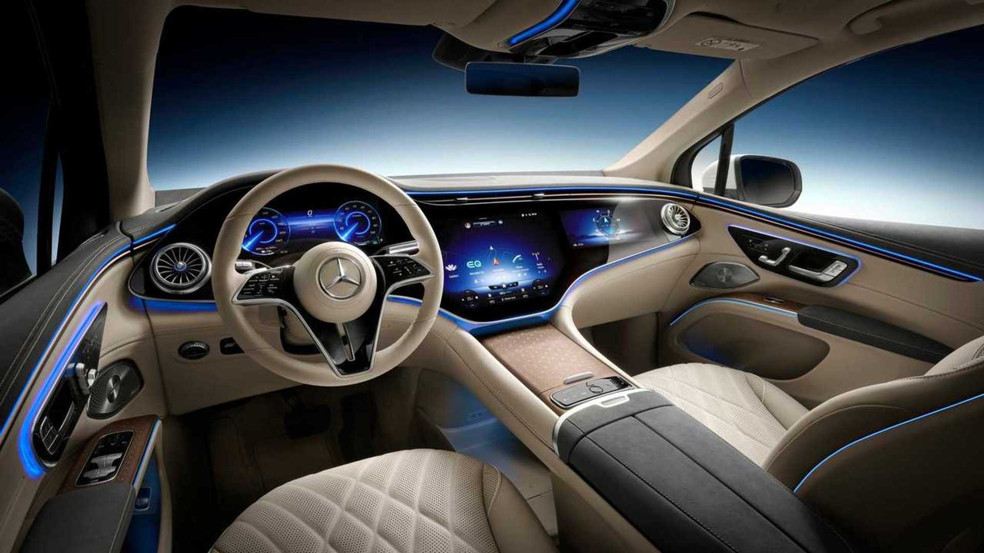 2023 Mercedes Benz EQS SUV Interior Unveiled With Up 