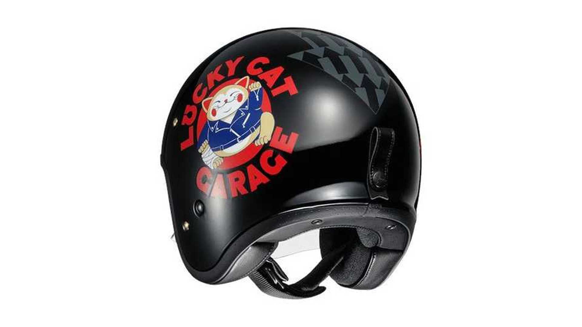 Lサイズ SHOEI Glamster The Lucky Cat Garage Limited Edition: SHOEI & Lucky Cat Garage