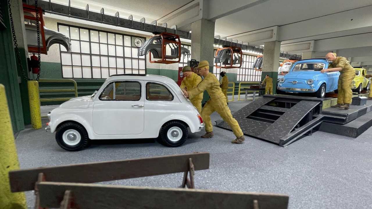 Fiat Lingotto maqueta de la fábrica de Scale Model