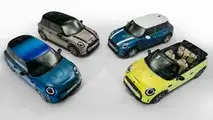 Mini Cooper SE Collection (2021): Die ganze Mini-Sippe mit der Elektroversion links vorne