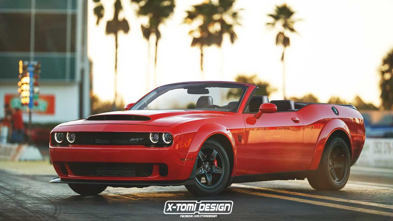 Dodge Demon Convertible Rendering