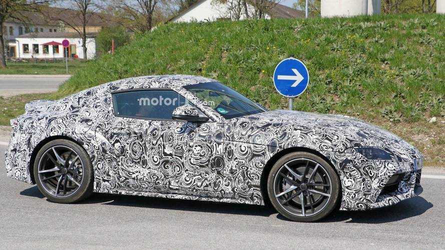 Toyota Supra foros espía con llantas de producción