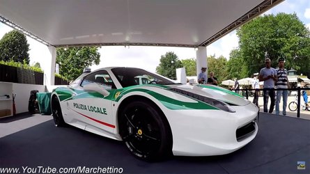 mafia ferrari 458 police car