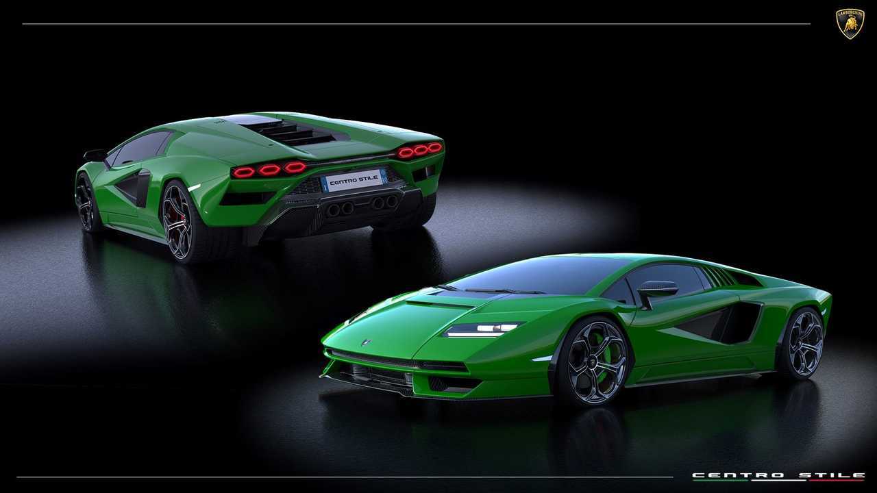 Lamborghini Countach 2021 couleurs