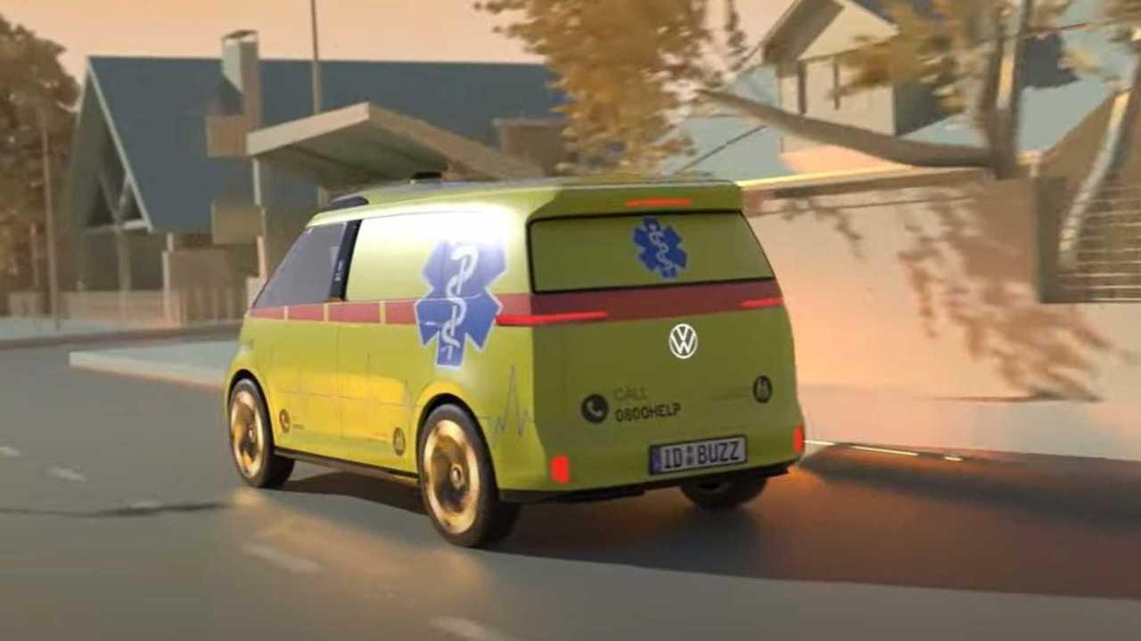 VW ID Buzz - ambulância autônoma