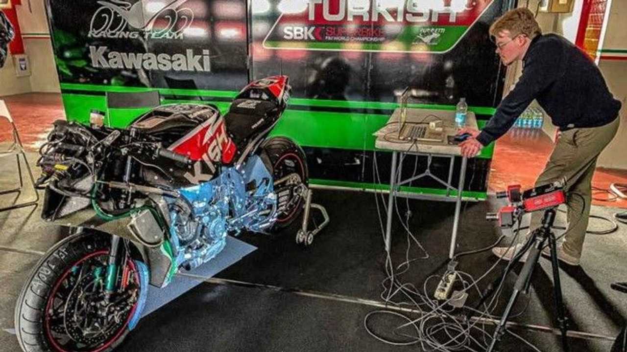 WSBK Kawasaki Puccetti Racing 3D Printing - Scan