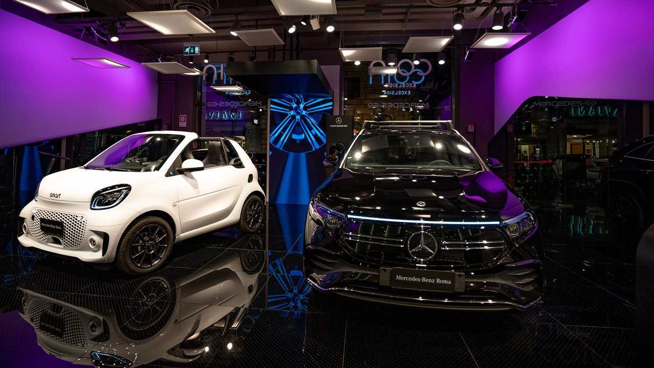 Il Mercedes-EQ Experience Concept di Roma
