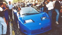 Bugatti EB110, la presentazione a Parigi del 14 settembre 1991
