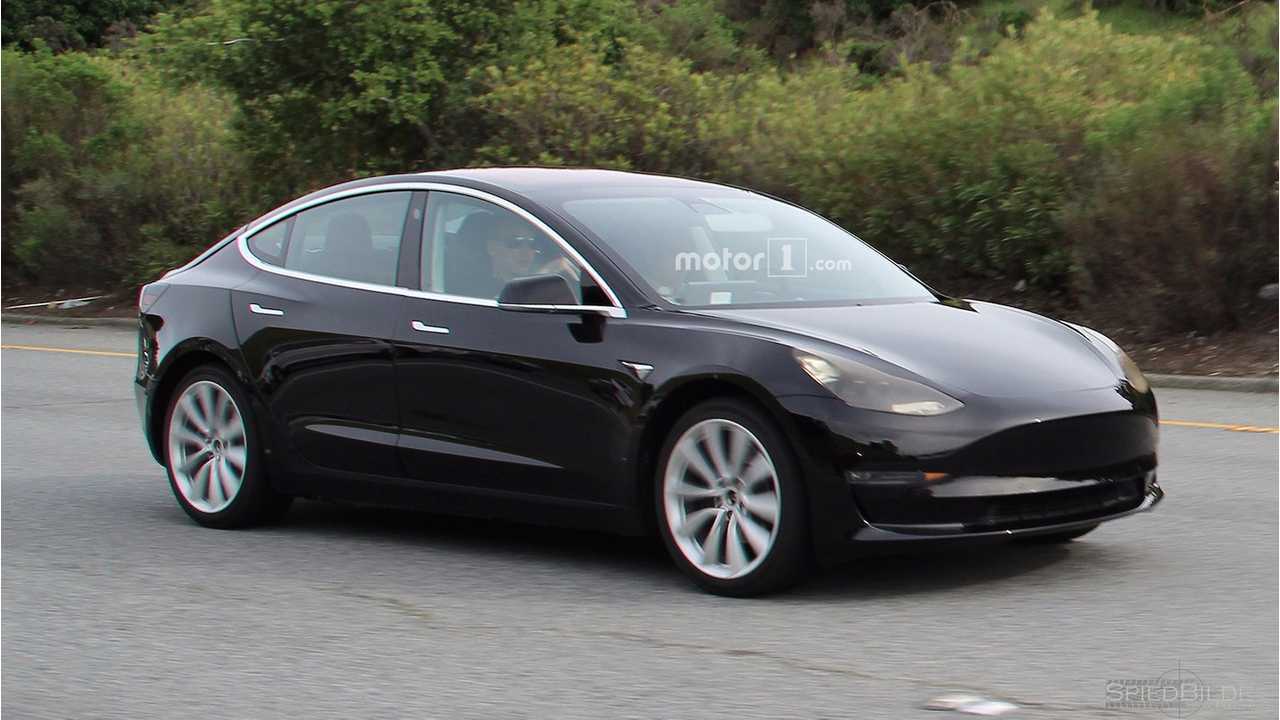 Tesla Model 3 Spy Photo (click to enlarge)