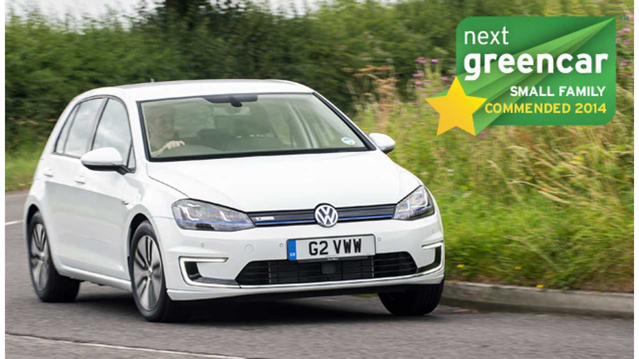 Next Green Car Small Family Commended - Volkswagen e-Golf