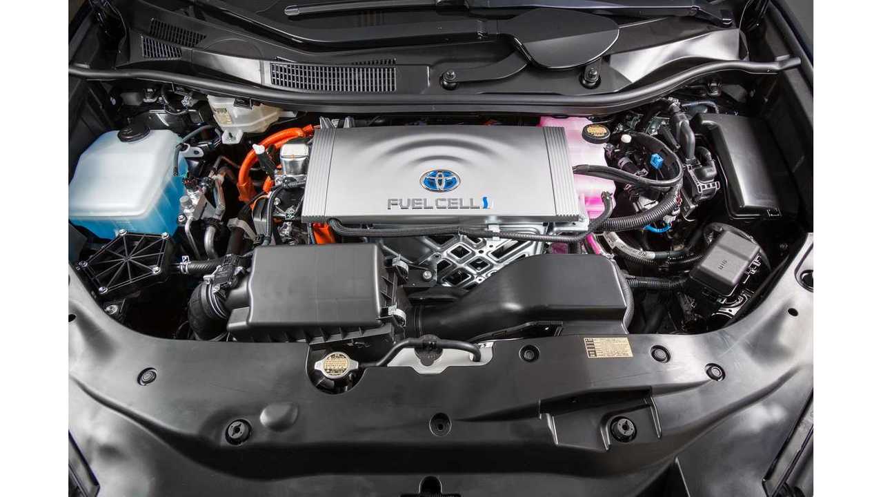 Toyota Mirai under the hood
