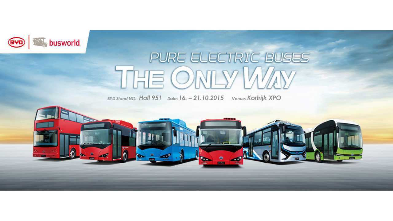 BYD electric buses - all LFP proof