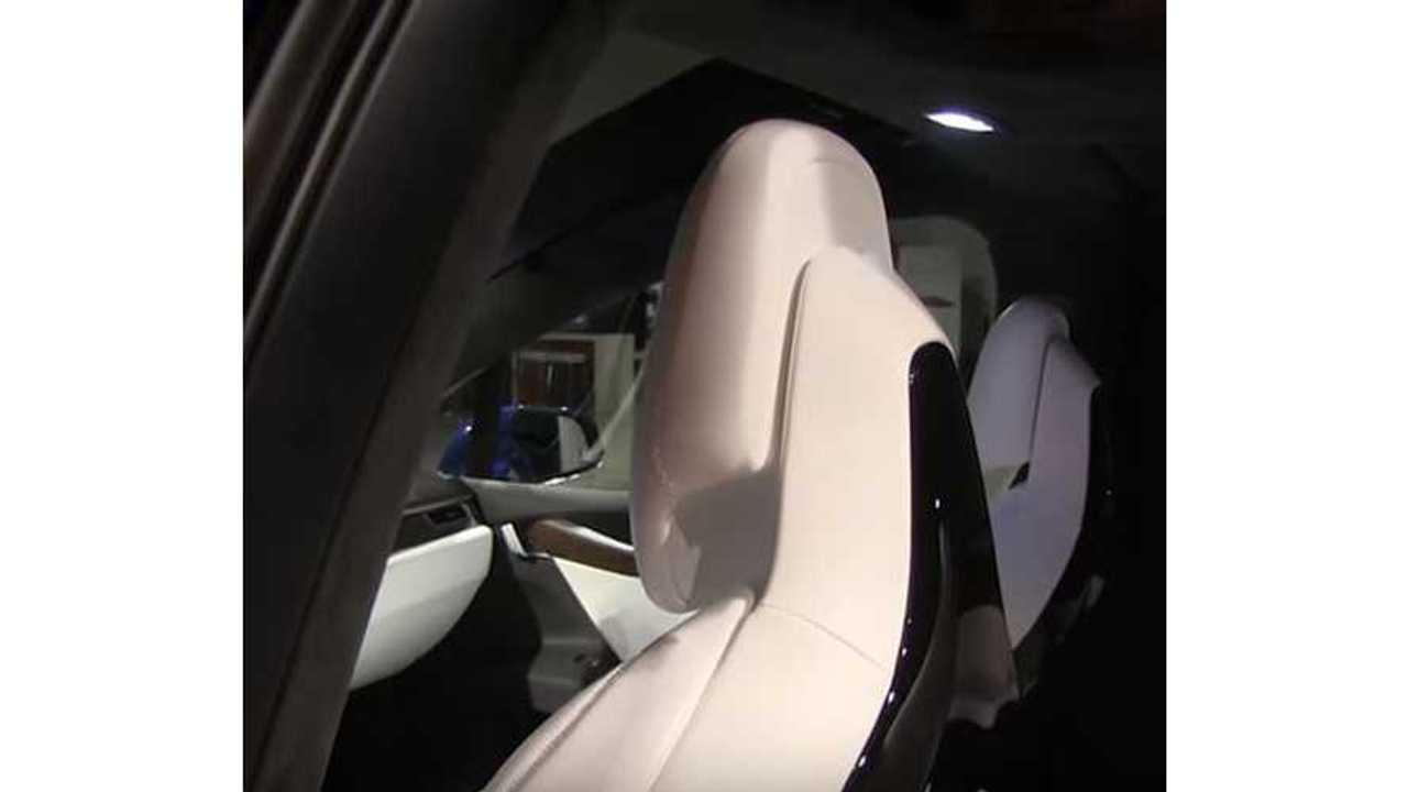 Tesla Model X Headrests Automatically Adjust Based On Seat Location Video