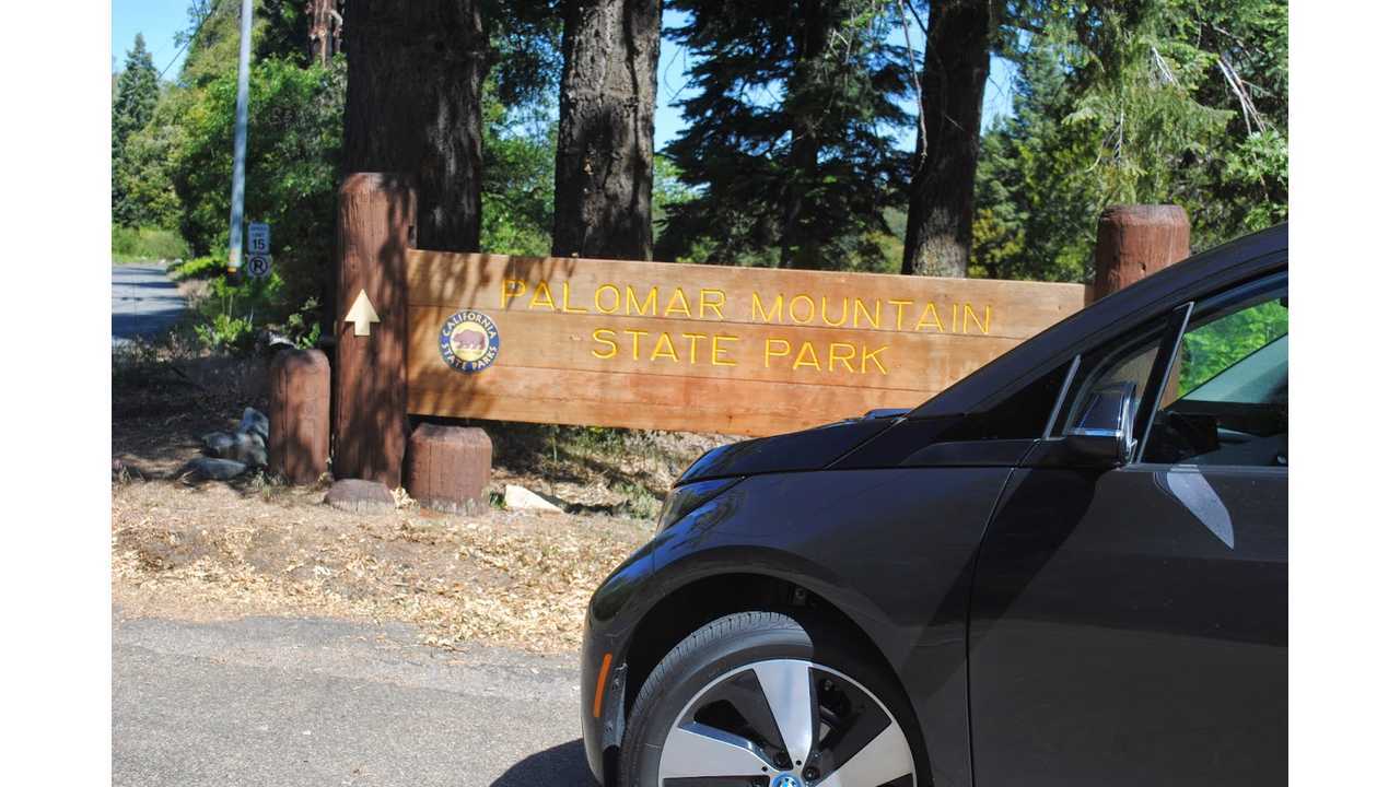 BMW i3 At Palomar Mountain State Park