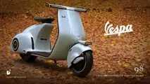 Vespa 98 Electric Concept by Mightyseed