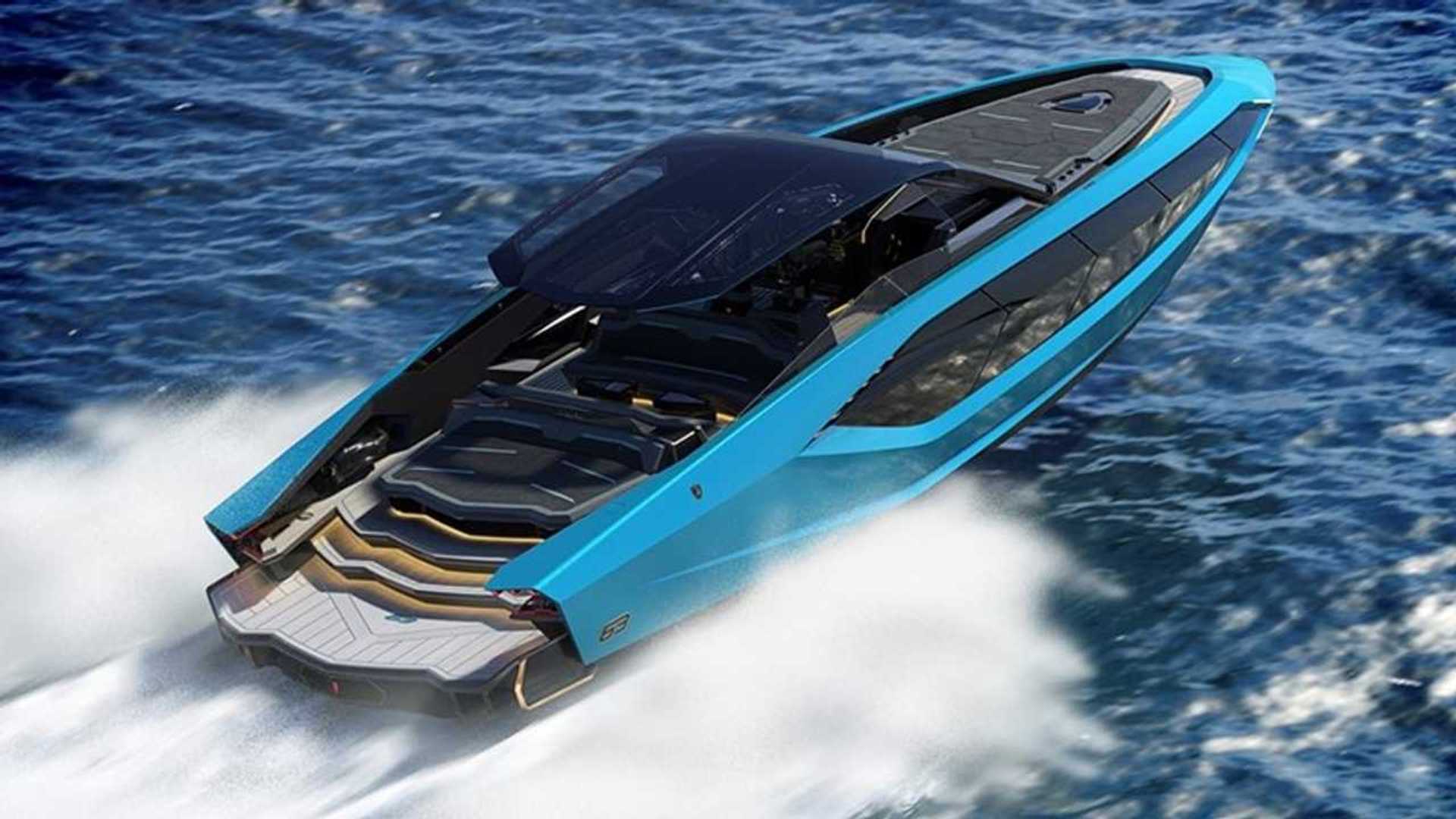 mini yacht lamborghini