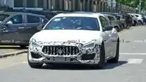 Maserati Quattroporte Aggiorna Spy Shots Front On Road