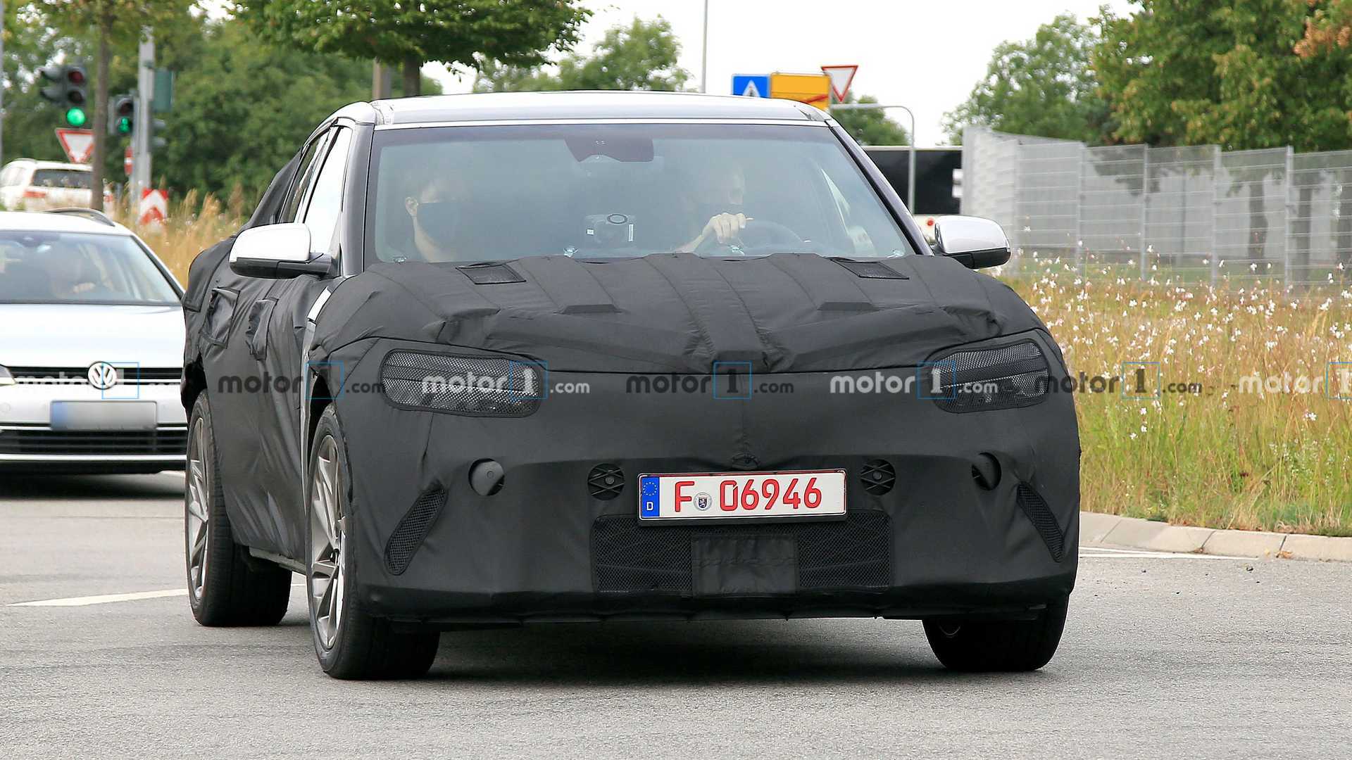 2021 - [Genesis] GV60 Hyundai-jw-ev-spy-shots-front