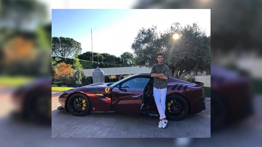 Cristiano Ronaldo Ferrari F12 tdF