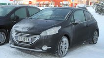 High Performance 2013 Peugeot 208 GTI prototype spy photo