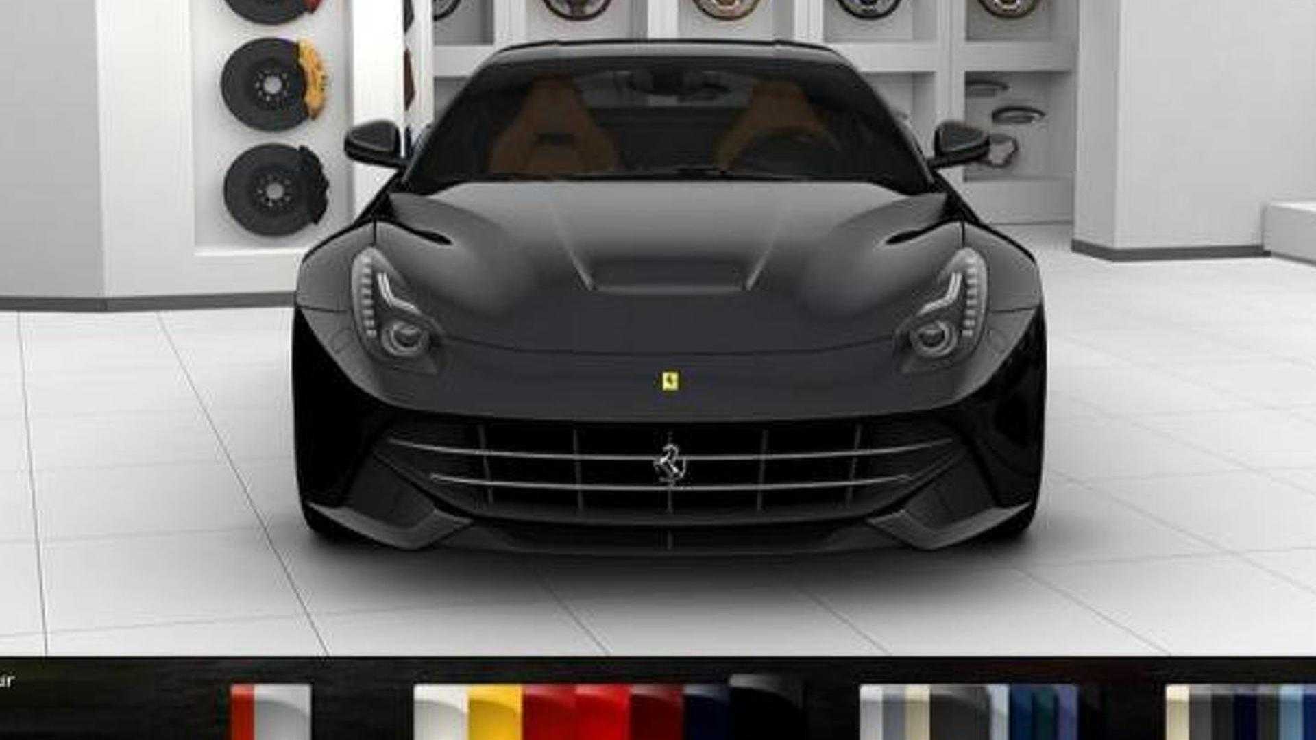 Ferrari F12 Berlinetta Configurator And Videos