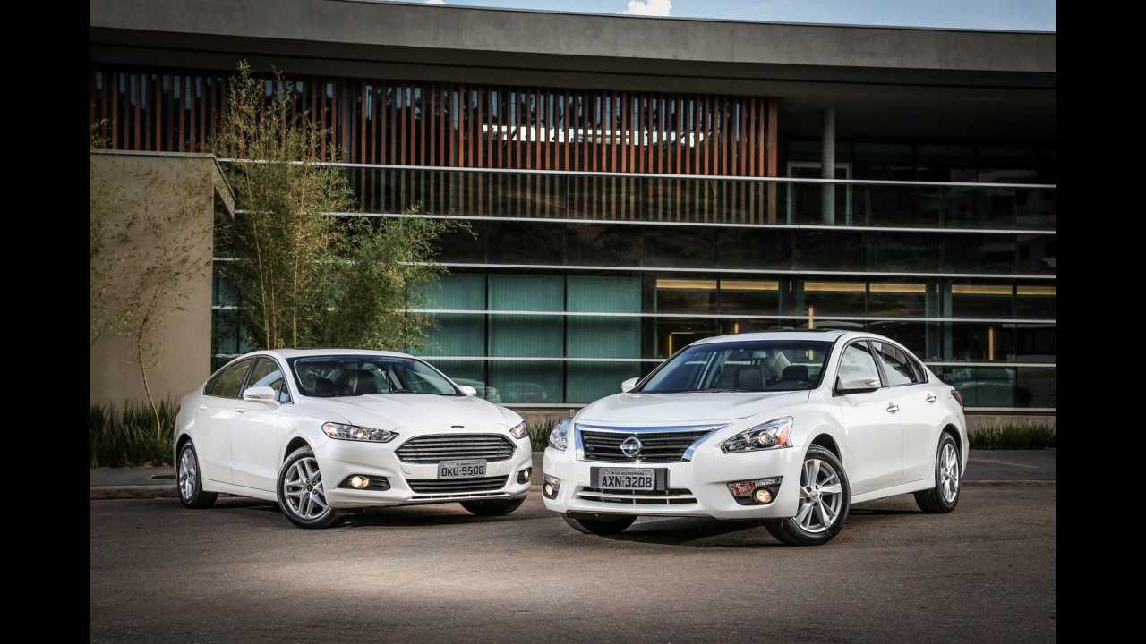 Teste CARPLACE: Altima encara Fusion pela vaga na diretoria