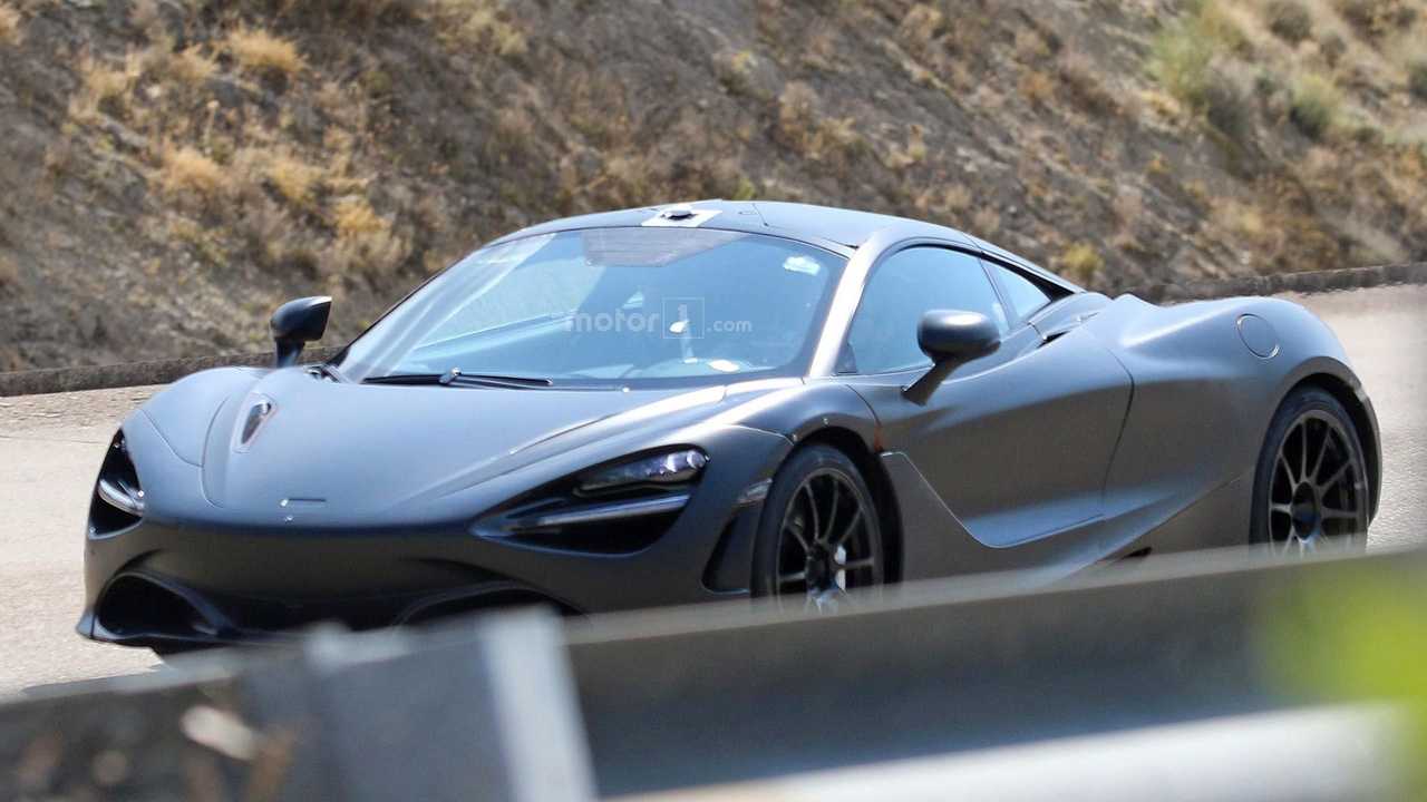 McLaren P14 spy photo