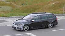 2017 VW Golf R facelift spy photo