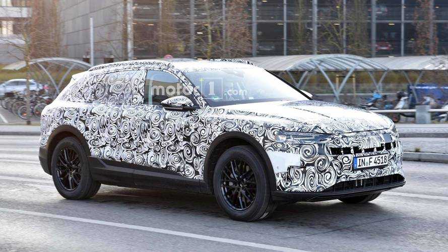 Audi E-Tron Quattro electric SUV spotted out testing