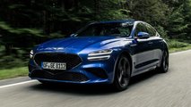 Genesis G70 Sport (2021) en bleu de Majorque