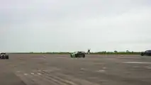 Carrera entre un F1, un Lamborghini Huracán y un Nissan GTR
