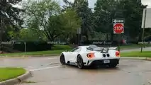 Ford GT Absendeausgabe Spionagefoto