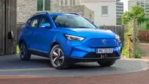 2021 MG ZS EV parked side shot