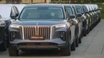 First shipment of Hongqi E-HS9 electric SUVs to Norway 2