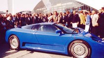 Bugatti EB110, la presentazione a Parigi del 14 settembre 1991