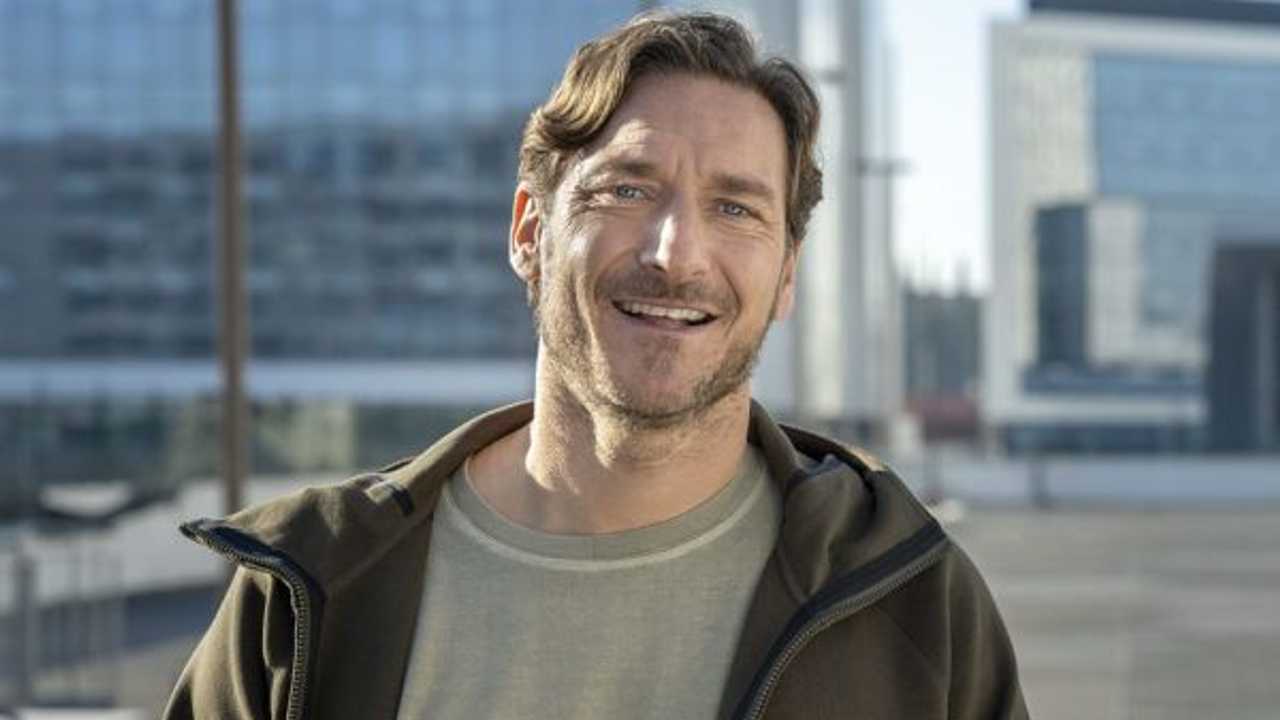 Francesco Totti in primo piano