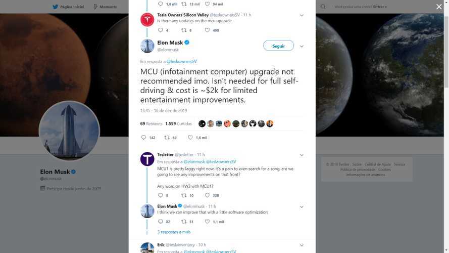 Elon Musk Dismisses MCU Upgrade: Twitter Followers Fight For It