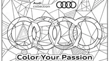 Seiten aus dem Audi-Malbuch