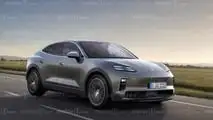 Porsche Cayenne Coupé elettrica (2025), il render di Motor1.com