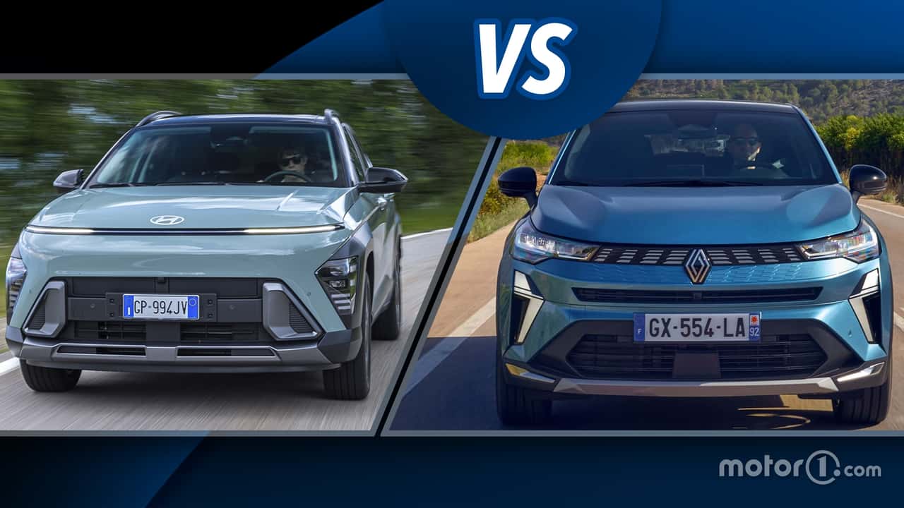 Hyundai Kona vs Renault Symbioz, confronto tra SUV ibridi compatti