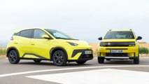 BYD Dolphin Surf 2025 frente a Fiat Grande Panda
